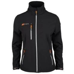 Radius Soft Shell Jacket - Womens -GlideStick Store 6106904 Jacket Radius Soft Shell Ladies Black 10 Front