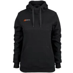Point Hoodie - Womens -GlideStick Store 6112805 Top Hoodie Ladies Point Black Front