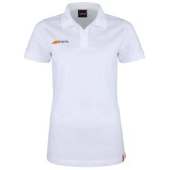 Tangent Polo Shirt - Womens -GlideStick Store 6113504 Polo Tangent Ladies White Front