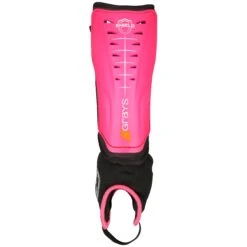Shield Shinguards -GlideStick Store 6201903 SHINGUARD SHIELD BLK PNK FRONT